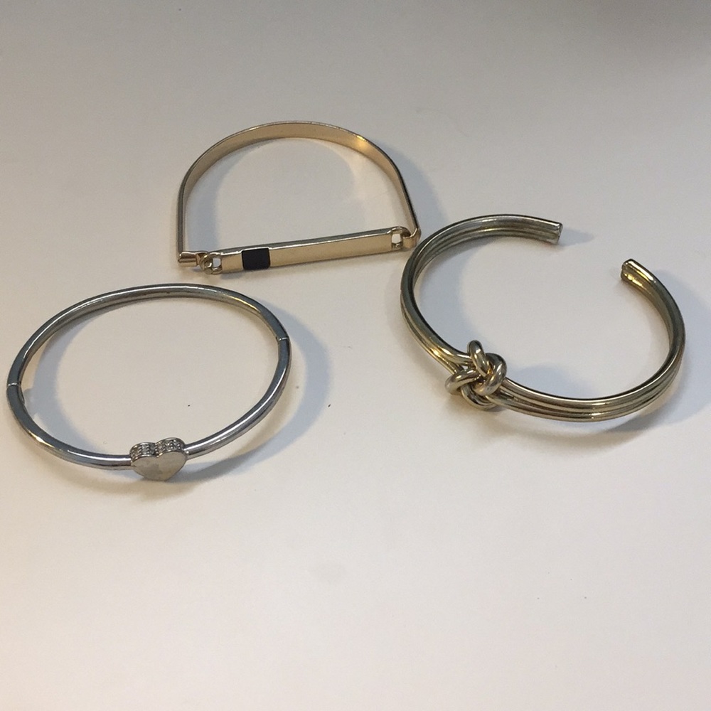 Lot (3) Banana Republic bracelets bangles gold